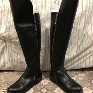 Black over the knee boots